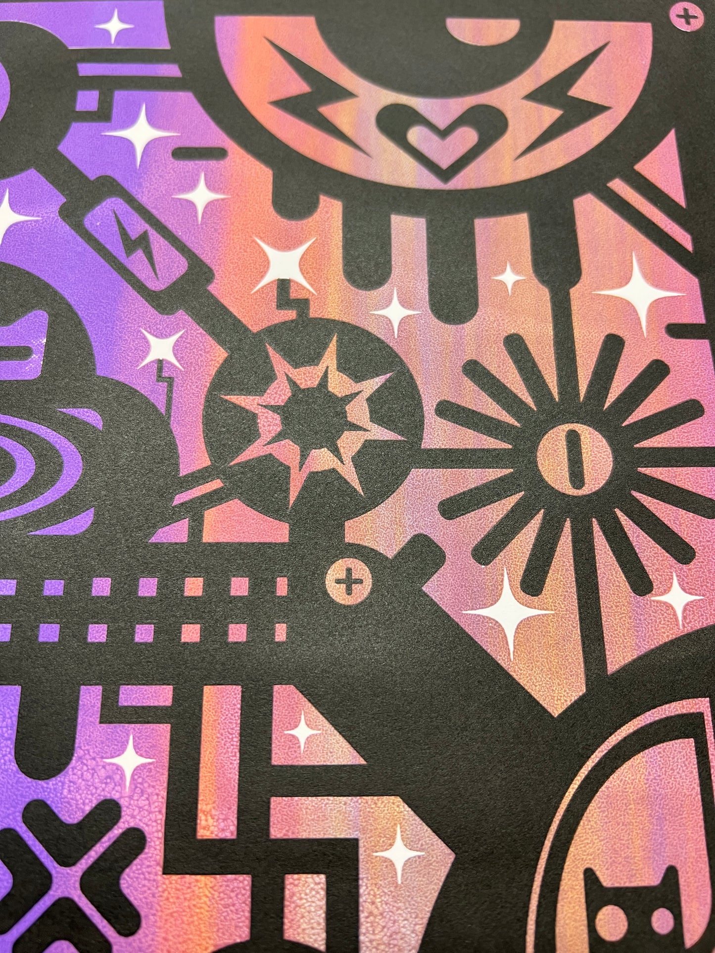 Telecats 3 purple and orange